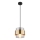 Globo - Taklampa 1xE27/60W/230V svart/mässing