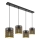 Globo - Taklampa 4xE27/60W/230V guld/svart