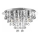 Globo - Taklampa 5xE14/40W/230V diameter 46 cm skinande krom