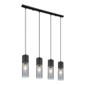 Globo - Taklampa med 4xE27/25W/230V svart