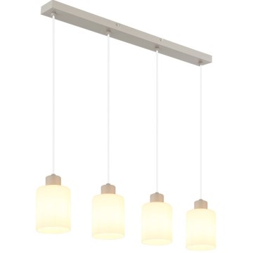 Globo - Takpendel med sladd 4xE27/40W/230V