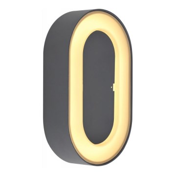 Globo - Utomhus LED vägglampa  LED/12W/230V IP65