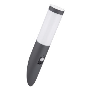 Globo - Utomhus vägglampa med sensor 1xE27/15W/230V IP44