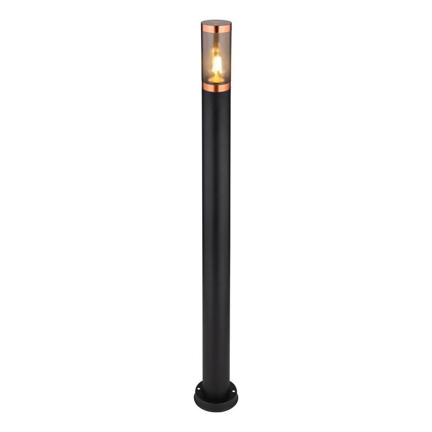 Globo - Utomhuslampa 1xE27/23W/230V IP44 110 cm svart/koppar