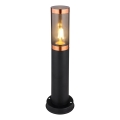 Globo - Utomhuslampa 1xE27/23W/230V IP44 45 cm svart/koppar