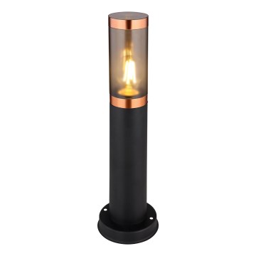Globo - Utomhuslampa 1xE27/23W/230V IP44 45 cm svart/koppar