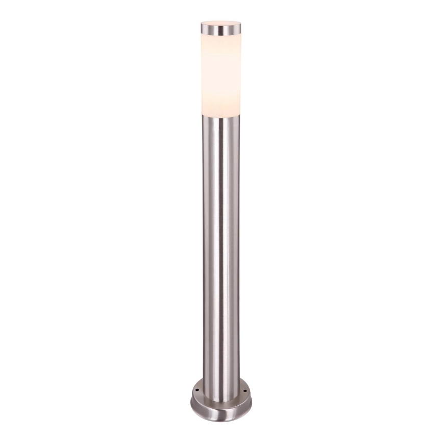 Globo - Utomhuslampa 1xE27/23W/230V IP44 80 cm skinande krom