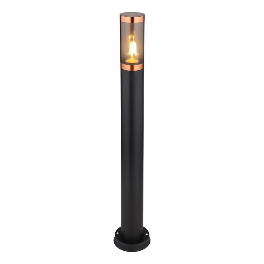 Globo - Utomhuslampa 1xE27/23W/230V IP44 80 cm svart/koppar