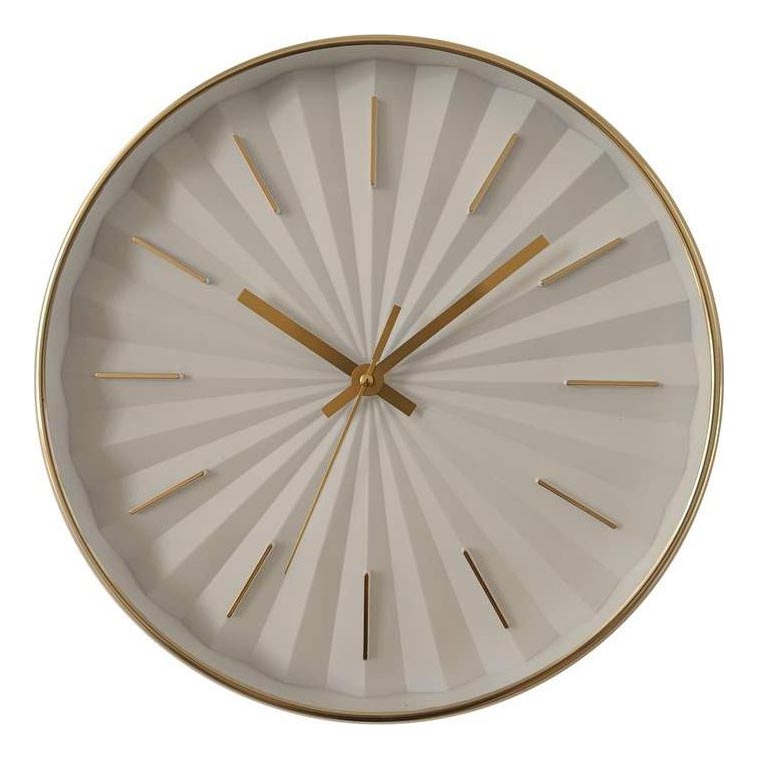 Globo - Väggklocka Ø 30,5 cm, 1x AA, vit