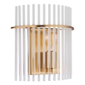 Globo - Vägglampa 1xE27/60W/230V guld