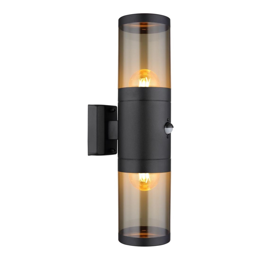 Globo vägglampa med sensor 2xE27/40W/230V IP44