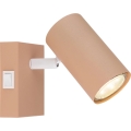 Globo - Väggspotlight 1xGU10/25W/230V orange