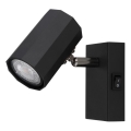 Globo - Väggspotlight 1xGU10/25W/230V svart