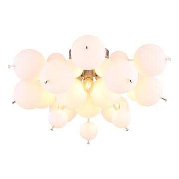 Globo - Ytmonterad ljuskrona 3xE14/25W/230V diameter 55 cm vit