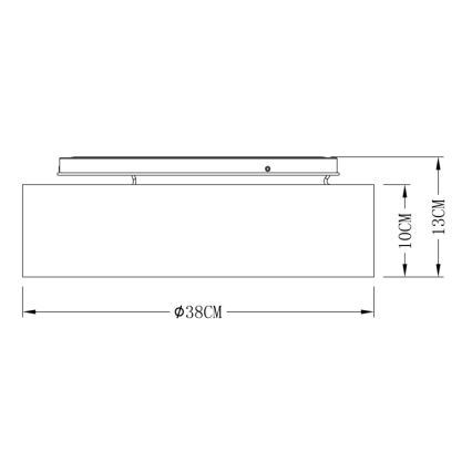 Globo - LED taklampa LED/20W/230V