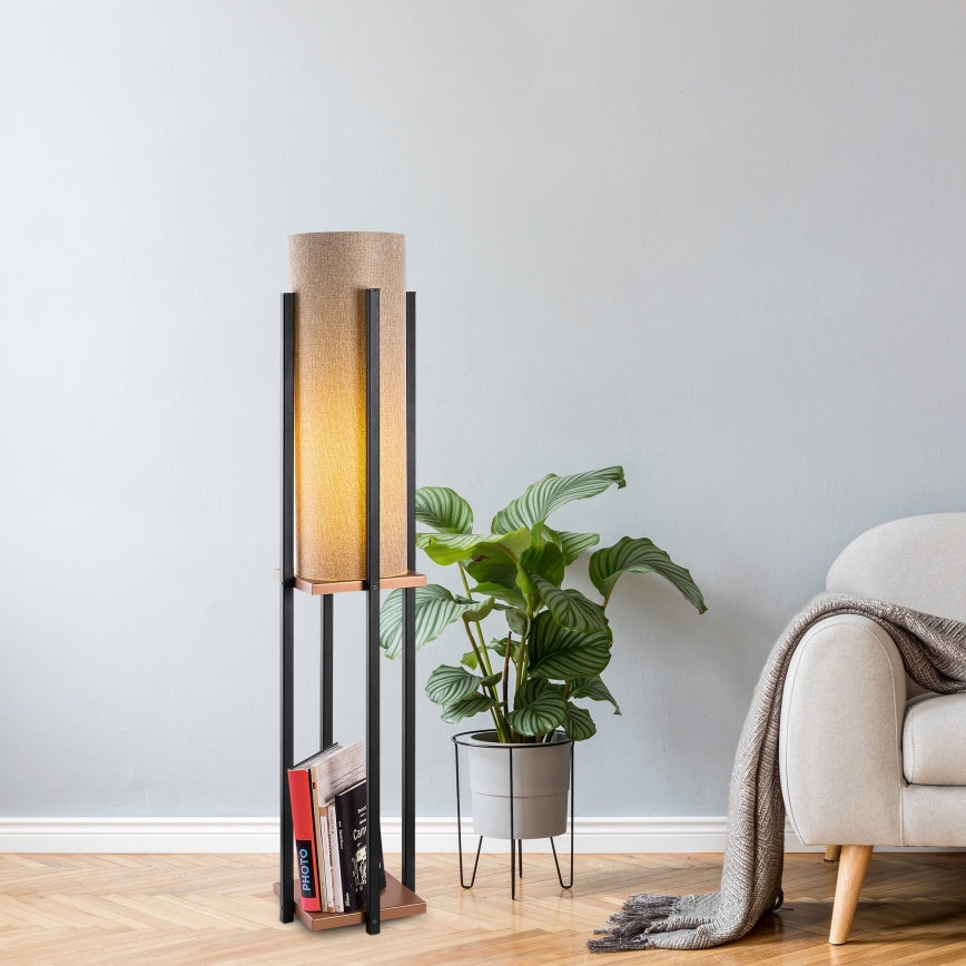 Golv lampa 1xE27/40W/230V beige