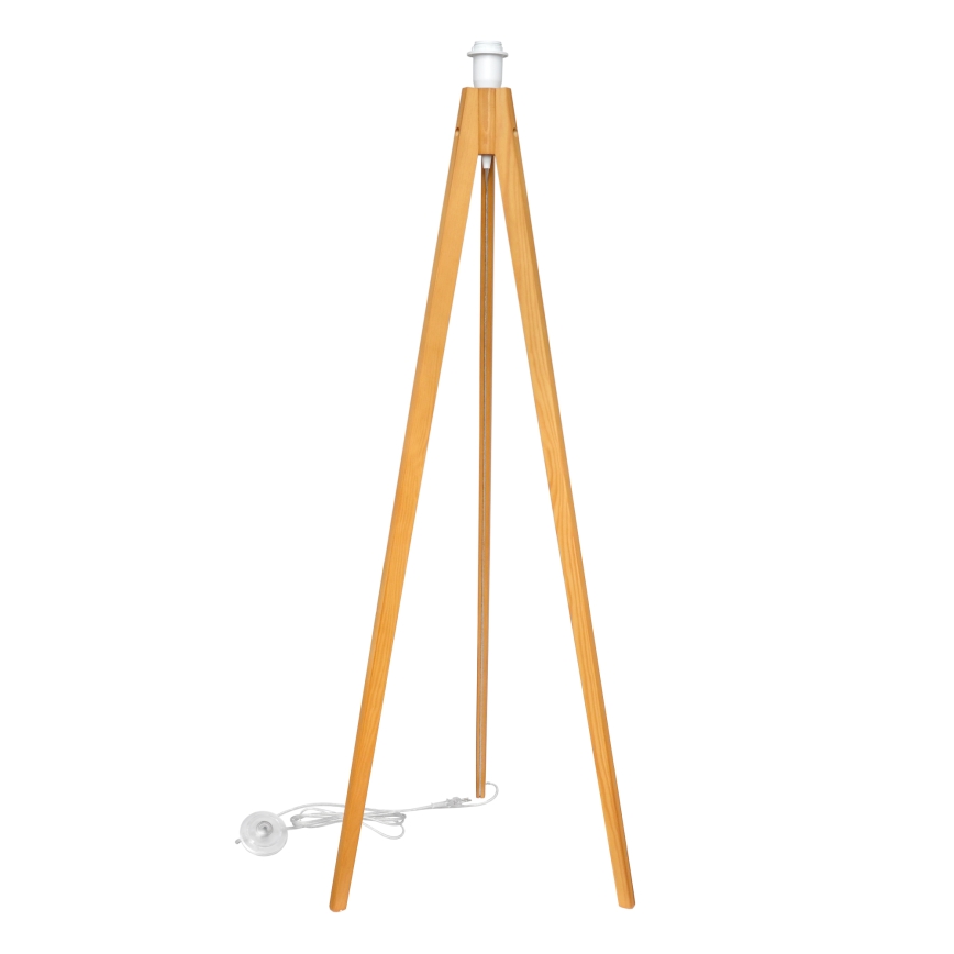 Golv lampa ALBA 1xE27/15W/230V grädde/ek
