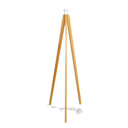 Golv lampa ALBA 1xE27/15W/230V grädde/ek