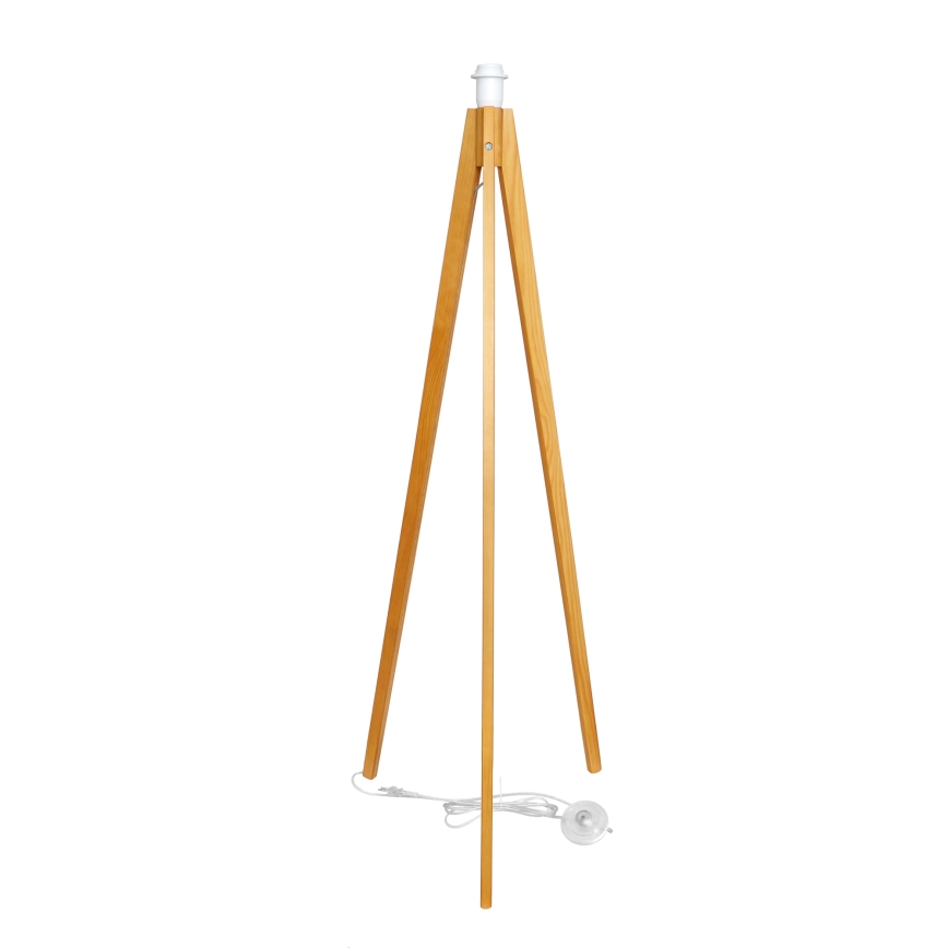 Golv lampa ALBA 1xE27/15W/230V grädde/ek