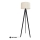Golv lampa ALBA 1xE27/15W/230V grädde/tall