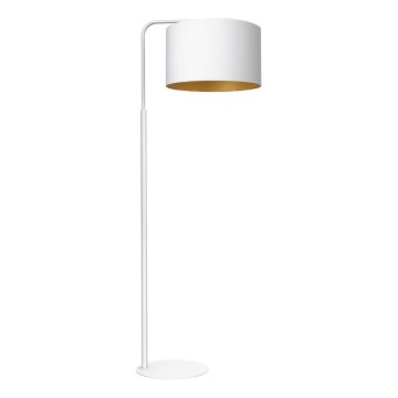 Golv lampa ARDEN 1xE27/60W/230V vit/gyllene