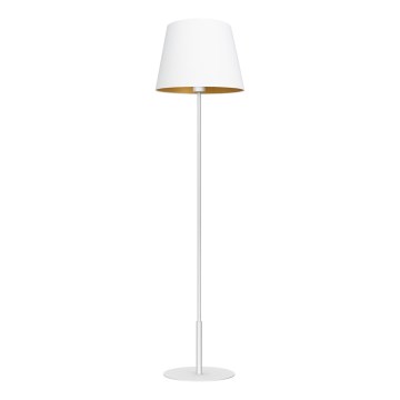 Golv lampa ARDEN 1xE27/60W/230V vit/gyllene