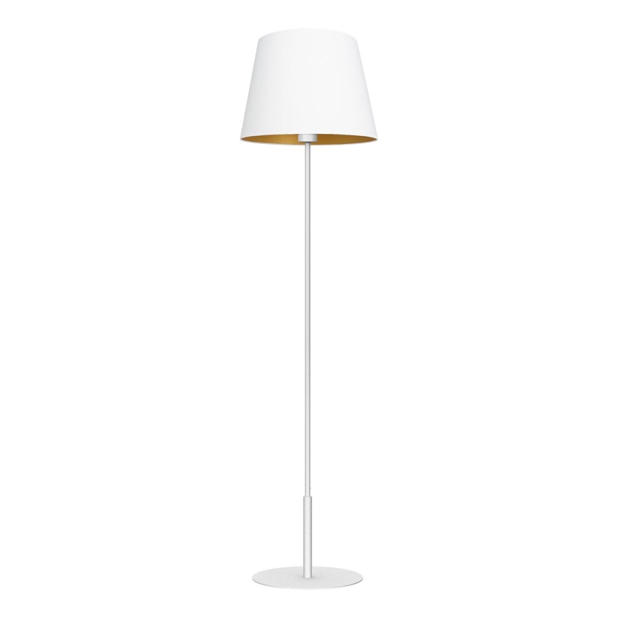 Golv lampa ARDEN 1xE27/60W/230V vit/gyllene