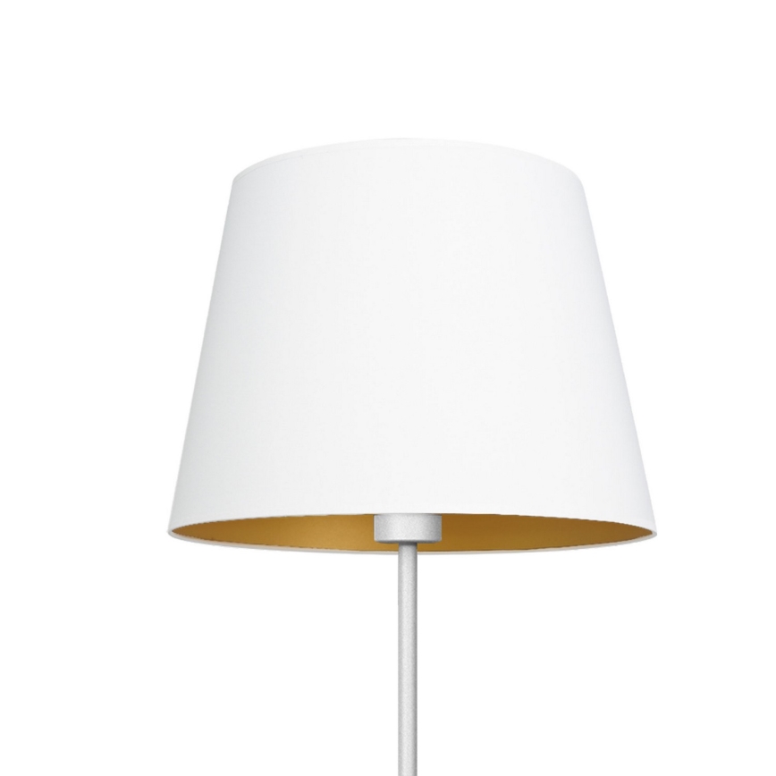 Golv lampa ARDEN 1xE27/60W/230V vit/gyllene