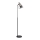 Golv lampa ASGARD 1xE27/11W/230V grå/svart/gyllene