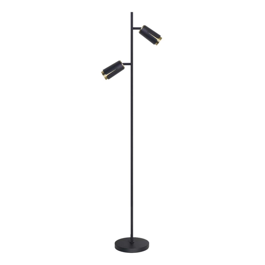 Golv lampa BLOMMA 2xGU10/8W/230V svart
