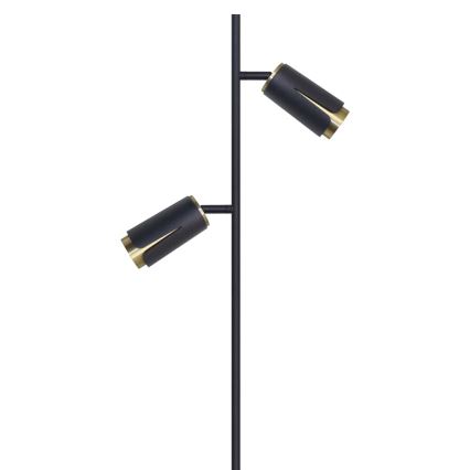 Golv lampa BLOMMA 2xGU10/8W/230V svart
