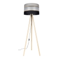 Golv lampa CORAL 1xE27/60W/230V brun/svart/grå/gyllene