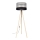 Golv lampa CORAL 1xE27/60W/230V brun/svart/grå/gyllene