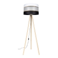Golv lampa CORAL 1xE27/60W/230V brun/svart/vit/gyllene