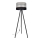 Golv lampa CORAL 1xE27/60W/230V svart/grå/gyllene