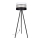 Golv lampa CORAL 1xE27/60W/230V svart/vit/gyllene