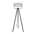 Golv lampa CORAL 1xE27/60W/230V svart/vit/gyllene