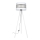 Golv lampa CORAL 1xE27/60W/230V vit/gyllene
