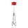 Golv lampa FLOAT 1xE27/60W/230V röd