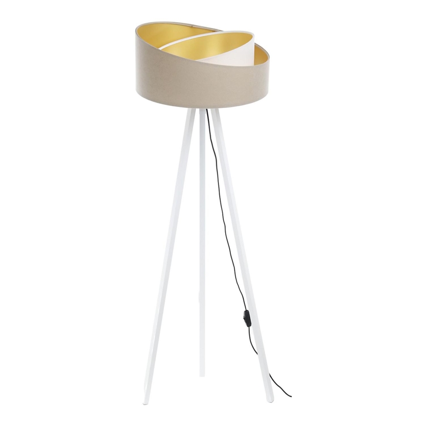 Golv lampa GALAXY 1xE27/60W/230V beige/vit