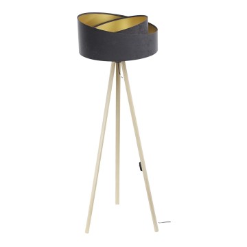 Golv lampa GALAXY 1xE27/60W/230V grå/beige