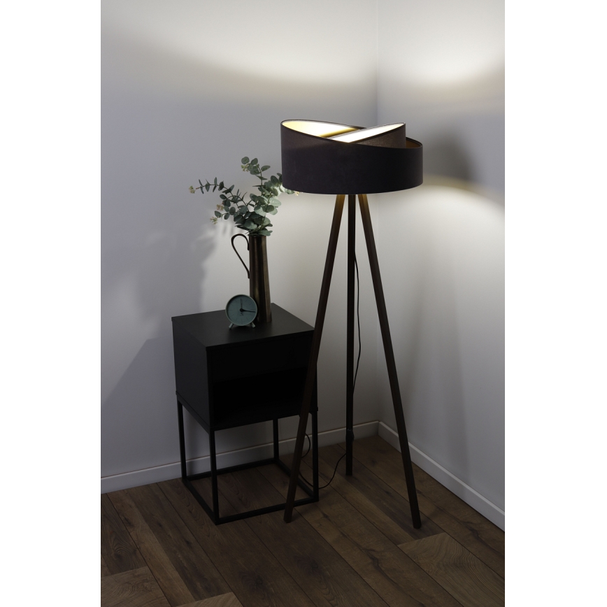 Golv lampa GALAXY 1xE27/60W/230V grå/svart