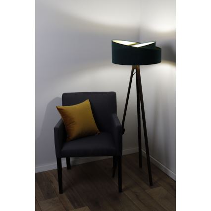 Golv lampa GALAXY 1xE27/60W/230V grön/svart