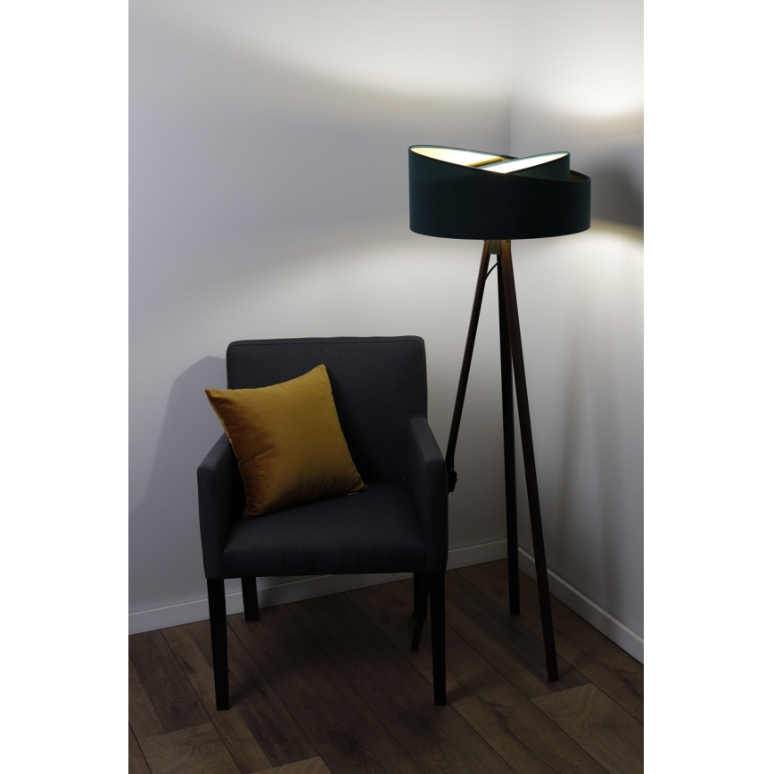 Golv lampa GALAXY 1xE27/60W/230V grön/svart