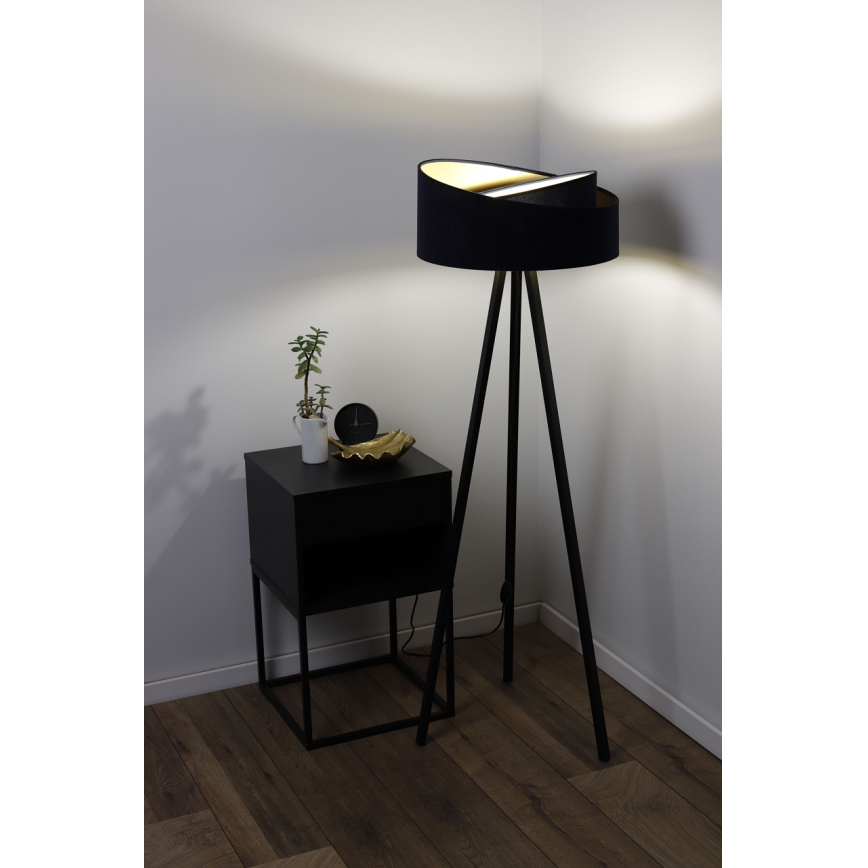 Golv lampa GALAXY 1xE27/60W/230V svart