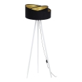 Golv lampa GALAXY 1xE27/60W/230V svart/vit