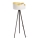 Golv lampa GALAXY 1xE27/60W/230V vit/brun