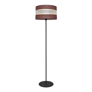 Golv lampa HELEN 1xE27/15W/230V brun/svart/gyllene