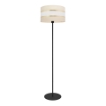 Golv lampa HELEN 1xE27/15W/230V grädde/svart/gyllene