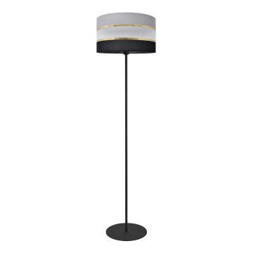 Golv lampa HELEN 1xE27/15W/230V svart/grå/gyllene